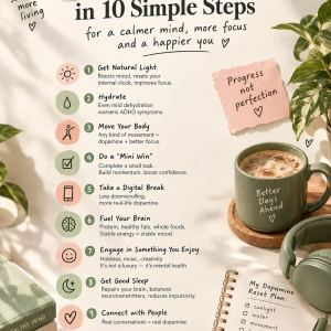 Dopamine Reset for ADHD: 10 Simple Ways to Get Your Brain Moving Again